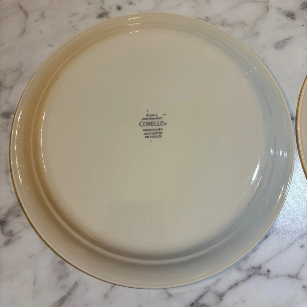 Corelle Abundance Salad Plates Set of 4 Fruit Harvest Vitrelle Made in USA Vint.